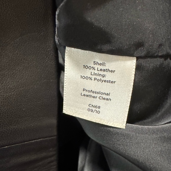 Vtg Talbots leather pencil skirt - Picture 2 of 4